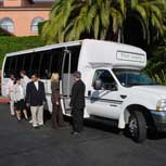 shuttle bus passengers Bay Area Corporate Transportation