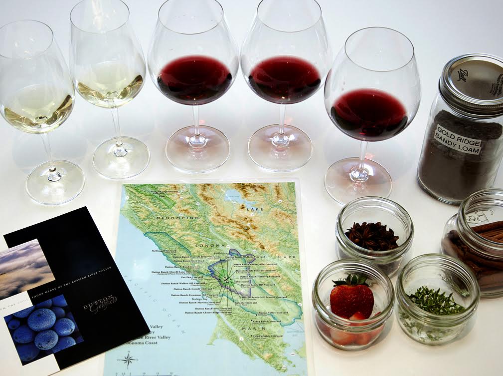 Wines at Dutton-Goldfield Winery