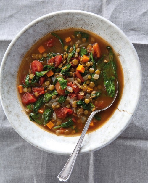 Williams-Sonoma has a nexcellent recipe for lentil soup