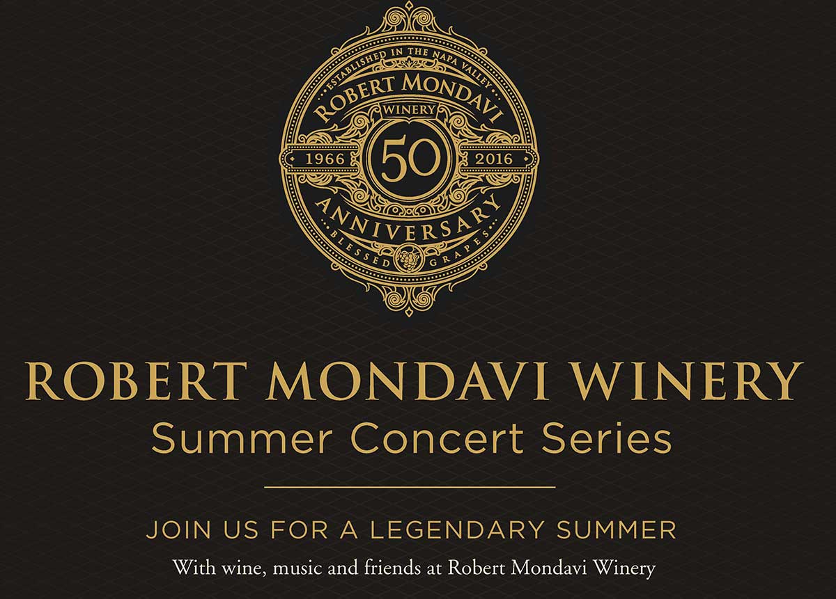 Robert Mondavi Winery 2016 Summer Concerts